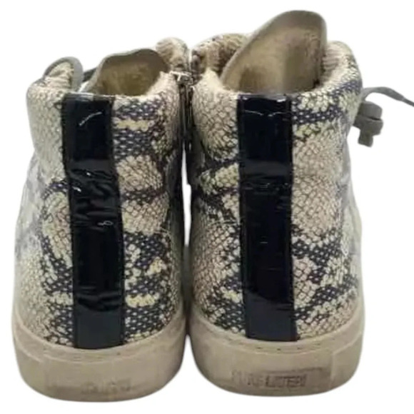 P448 leather mid top lace up sneakers women’s size 39 - Picture 6 of 7